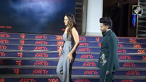 Rakul-Jackky step out to watch 'Maa'