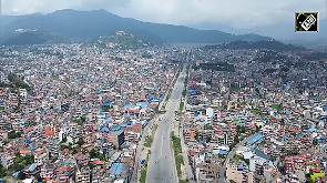 Stunning aerial view: Kathmandu protests turn violent against Oli govt