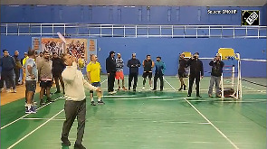 Watch Himachal Pradesh CM Sukhvinder Singh Sukhu plays Badminton at SAI Ground