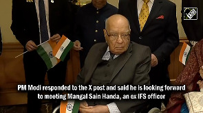 101-year-old ex-IFS officer Mangal Sain Handa set to welcome PM Modi in Kuwait