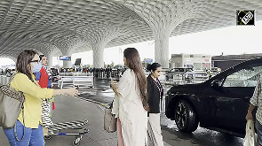 Dia Mirza spotted at Mumbai airport