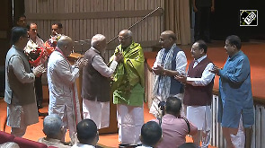 PM Modi felicitates NDA's V-P nominee CP Radhakrishnan
