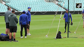 Heated exchange between Gautam Gambhir and Pitch Curator Lee Fortis caught on camera