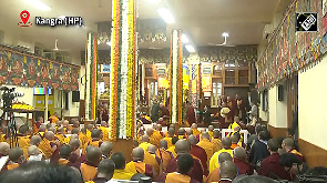 Long life prayer for his holiness the Dalai Lama held on his 90th Birthday