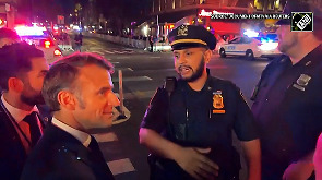 Macron calls Trump after motorcade blocks his car