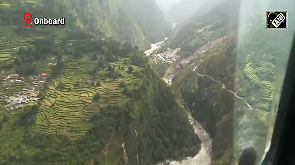 Uttarakhand: CM Dhami conducts aerial survey, inspects damages in cloudburst-hit areas