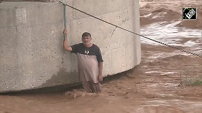 Overnight rainfall swells Tawi river in Jammu