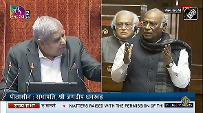 Dhankhar vs Kharge: Watch the heated faceoff in Rajya Sabha