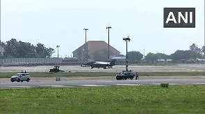 WATCH: Latest visuals of the F-35 at Thiruvananthapuram airport