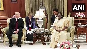 President Murmu Hosts President Putin at Rashtrapati Bhavan