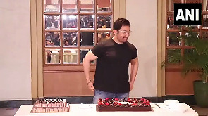 Aamir Khan celebrates 60th birthday with media