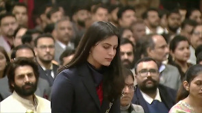 Manu Bhaker's Oops moment seconds before receiving Khel Ratna award