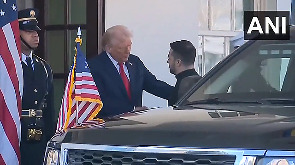 Trump welcomes Zelenskyy at White House