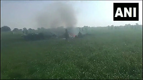 IAF's Mirage aircraft crashes near Shivpuri in MP