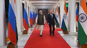 PM Modi and Russian President Putin arrive at 7, LKM