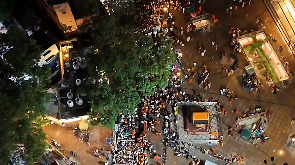 Drone visuals show devotees flood Varanasi's Ganga Ghats on Shraavan's first Monday