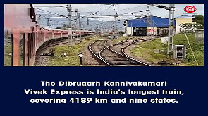 WATCH: Virtual Tour of India's Longest Train Route