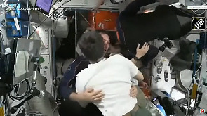Watch: Warm hugs as Shubhanshu Shukla, 3 others enter space station