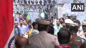 Days after attack: Ruckus at CM Rekha Gupta's event