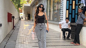 Dhanashree spotted in Bandra in casual chic look