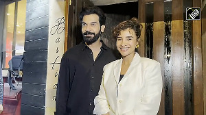 Rajkummar Rao and Patralekhaa spotted in Bandra