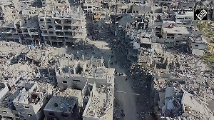 Drone footage shows Jabalia camp in ruins after Gaza ceasefire