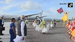 PM Modi receives traditional welcome on arrival in Port of Spain, Trinidad & Tobago