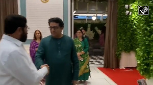 Eknath Shinde Visits Raj Thackeray's Home For Ganesh Festival