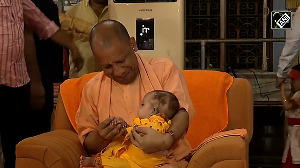 Yogi celebrates Janmashtami with kids at Gorakhnath Temple