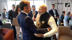 Modi's 'Twitter' joke to Macron at G7 Summit goes Viral - Watch the candid moment
