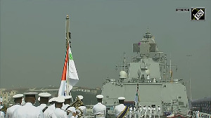 PM Modi dedicates three frontline naval combatants to nation