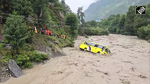 J-K: Bus carrying ITBP jawans plunges into River Sindh