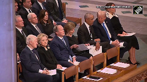 Trump breaks silence on viral moment with Obama at Carter's funeral