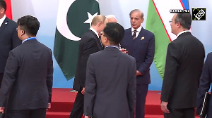Pak PM Looks On As Modi, Putin Walk Past Him At SCO Summit