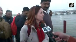 Foreign devotees left spellbound by the magnitude of Maha Kumbh