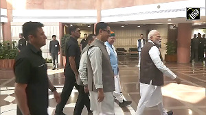 PM Modi arrives at NDA Parliamentary Party meeting