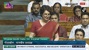 Priyanka Gandhi targets Modi Govt in Lok Sabha, questions HM Shah