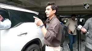Mithun Manhas leaves from BCCI HQ after filing nomination for BCCI president Post