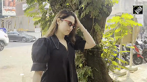 Tamanna Bhatia spotted outside salon in Juhu