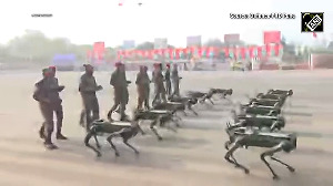 Watch: Indian Army's robotic mules hog limelight in Army Day Parade