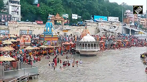 Devotees take holy dip in rivers after total lunar eclipse
