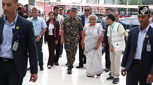 Nepal's Interim PM Shushila Karki Visits Civil Hospital to Meet Injured Protesters