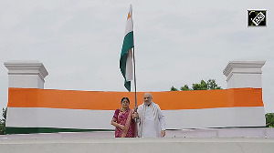 Amit Shah hoists Tri colour at his residence under 'Har Ghar Tiranga' campaign