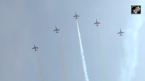 IAF surya Kiran Aerobatic holds spectacular air show during 149th Course Convocation