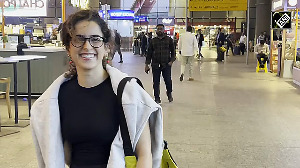 Sanya Malhotra spotted at Mumbai Airport