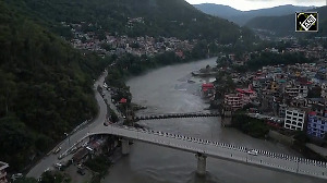 Water level in River Beas increases amid heavy rainfall in Mandi