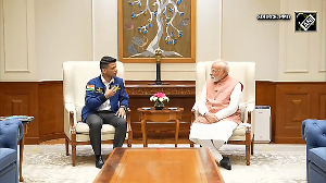 Astronaut Shubhanshu Shukla meets PM Modi