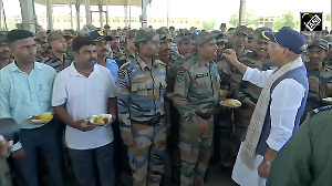 Defence Minister Rajnath Singh visits Bhuj airbase