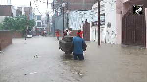 Prayagraj streets turn into streams as heavy rainfall wreaks havoc