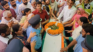 1-month-old son's final goodbye to Sqn Ldr Lokender Singh